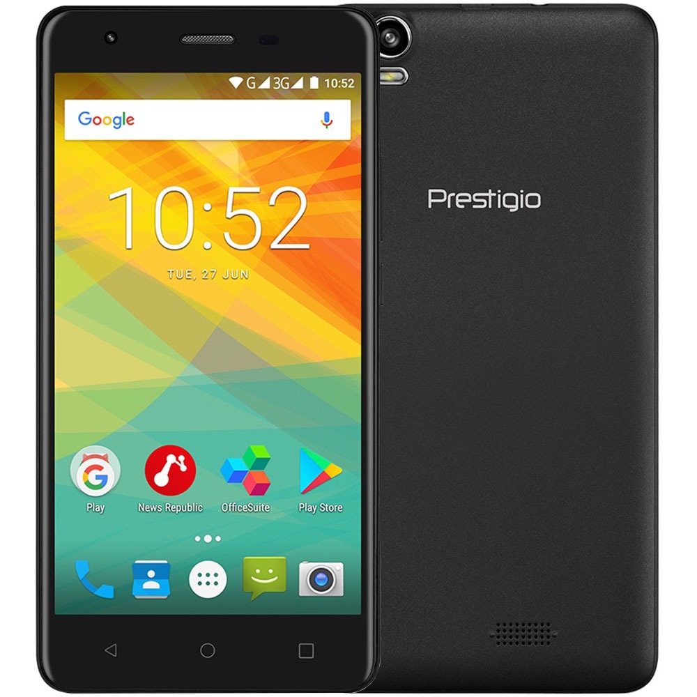 Смартфон Prestigio Muze H3, черный (PSP3552DUOBLACK)