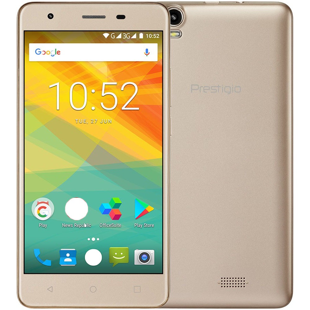 Купить Смартфон Prestigio Muze H3, золотой (PSP3552DUOGOLD) в Новомосковске