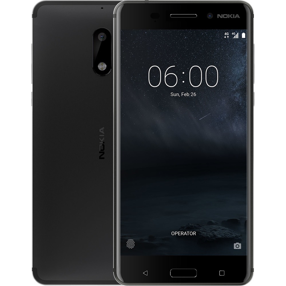 Смартфон Nokia 6 32GB черный