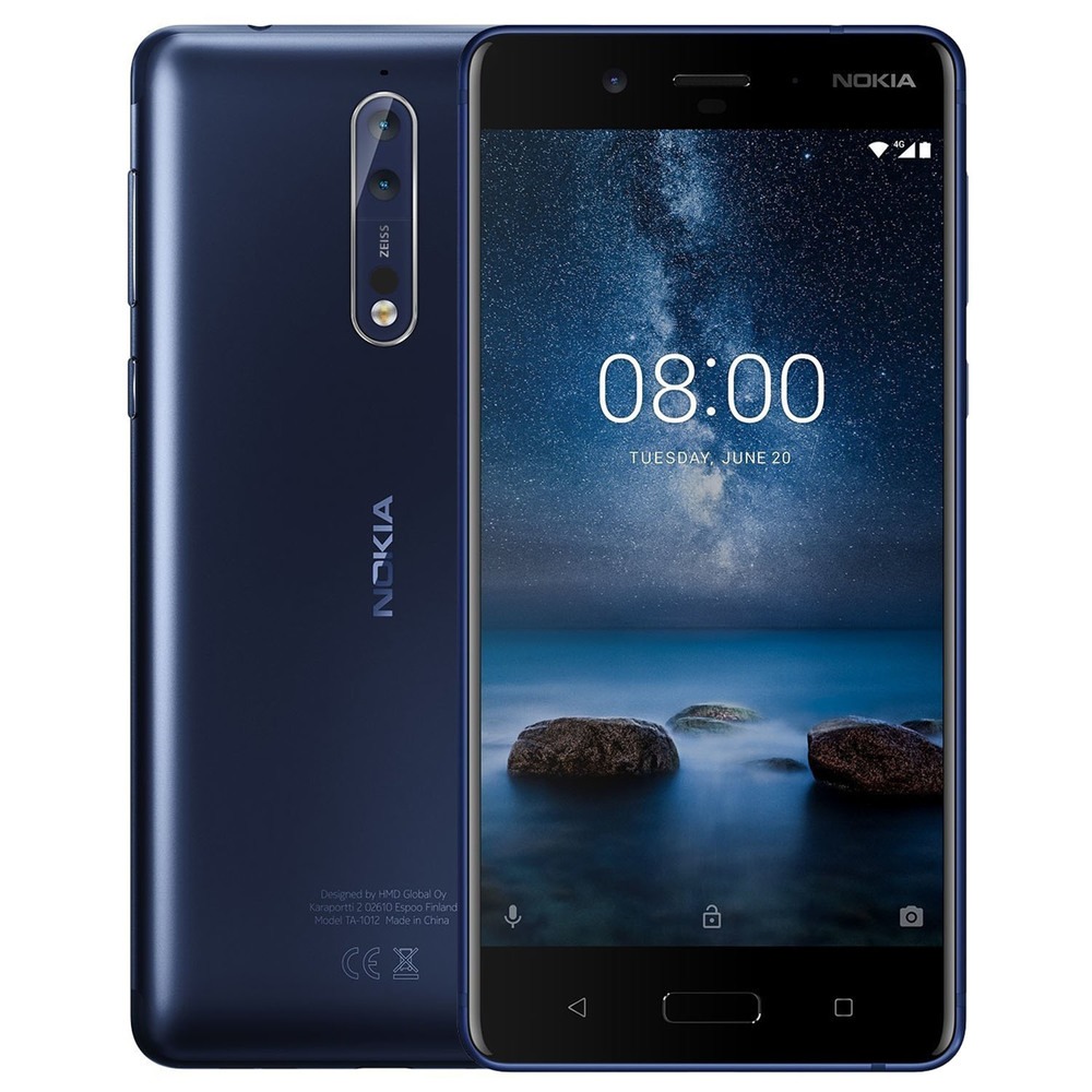 Смартфон Nokia 8 Tempered синий