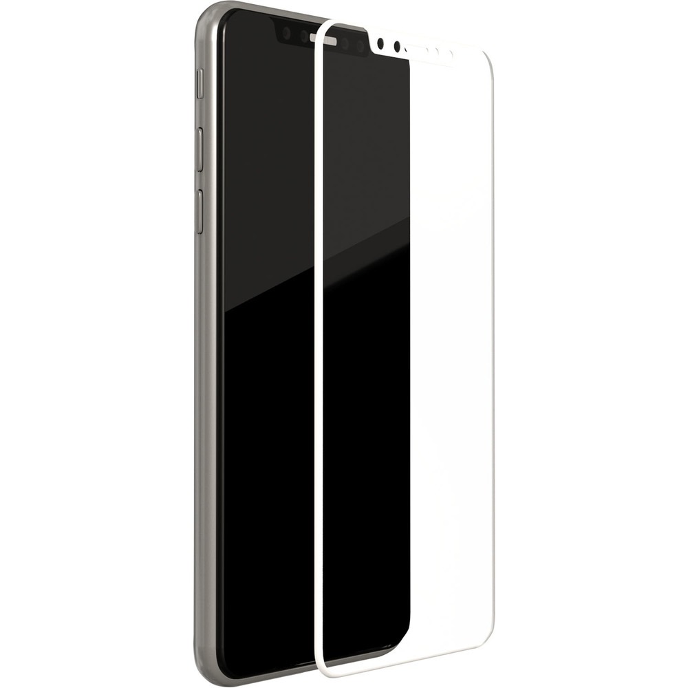 Купить Защитное стекло uBear 3D Full Cover для Apple iPhone X  (GL12WH03-I10) белая рамка в Москве