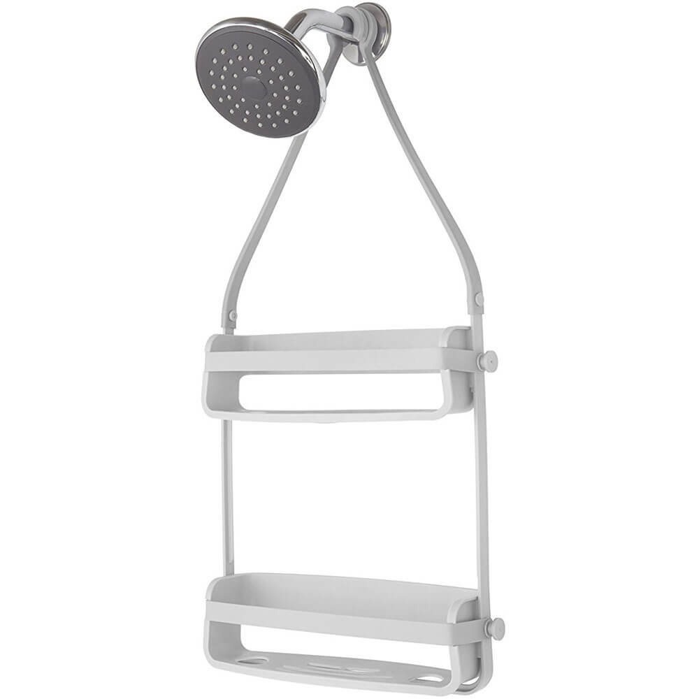 Изображение товара Органайзер для душа Umbra Flex 023460-918 серый компактный и прочный