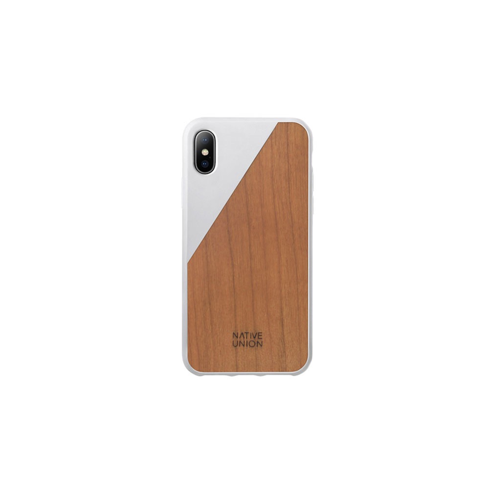 Купить Чехол Native Union Wooden CLIC-WHT-WD-NP17, белое дерево в Москве