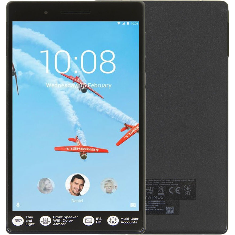 Планшет Lenovo Tab 7 TB-7504X 16Gb black (ZA380077RU)