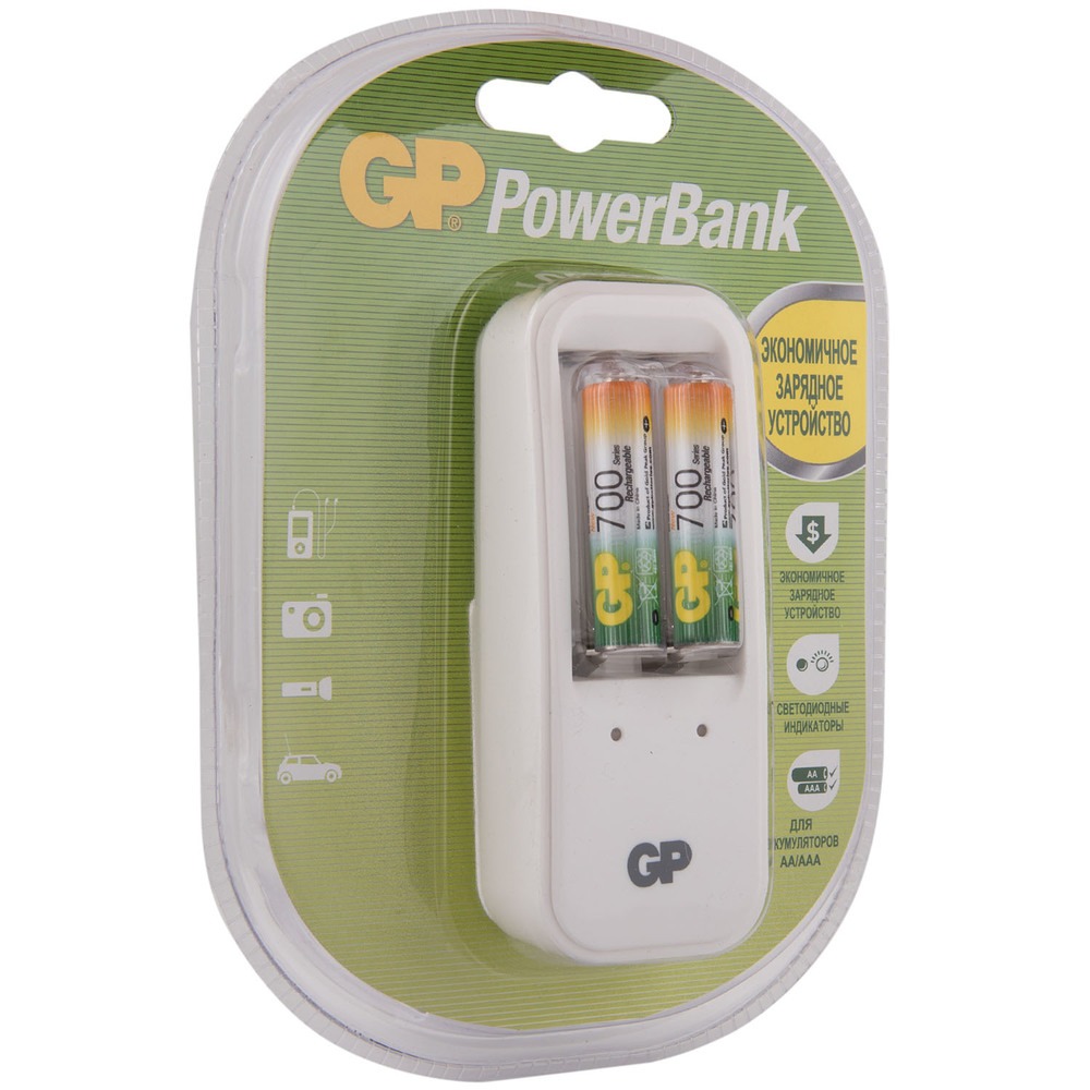 Купить Зарядное устройство GP PowerBank 410GS70-2CR2 /10 (PB410GS70-CR2 ...