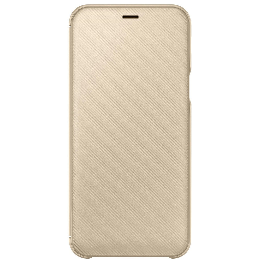 Купить Чехол Samsung Wallet Cover A6, gold в Москве