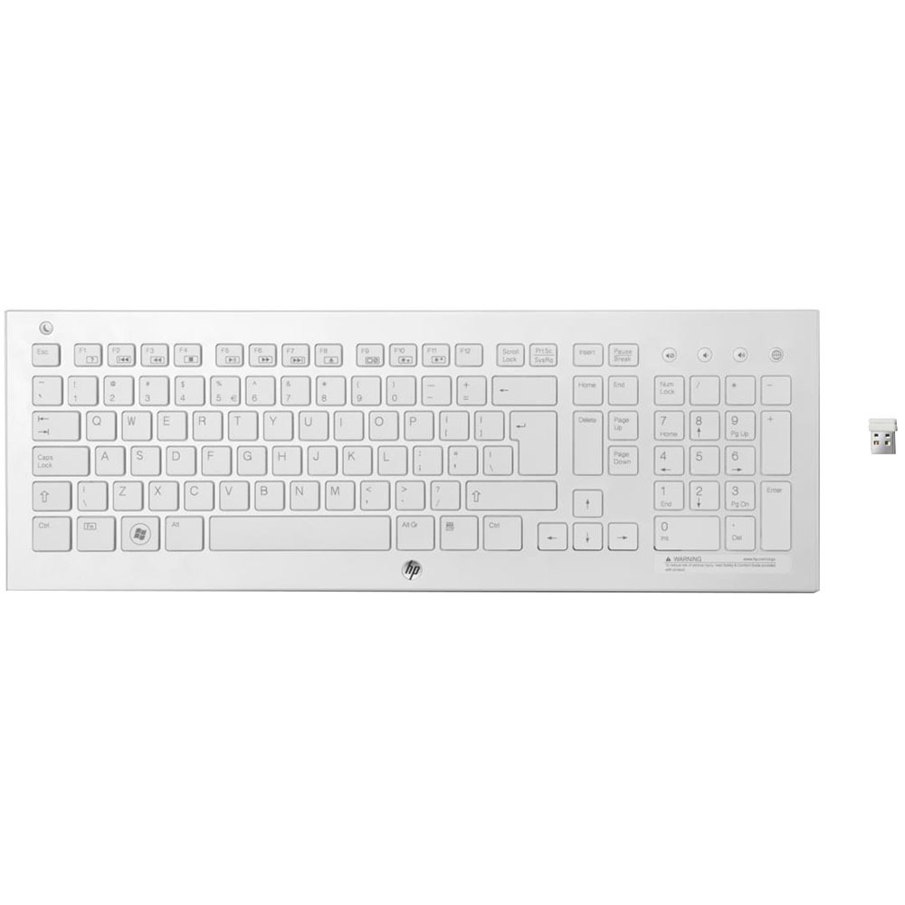 hp keyboard white wireless