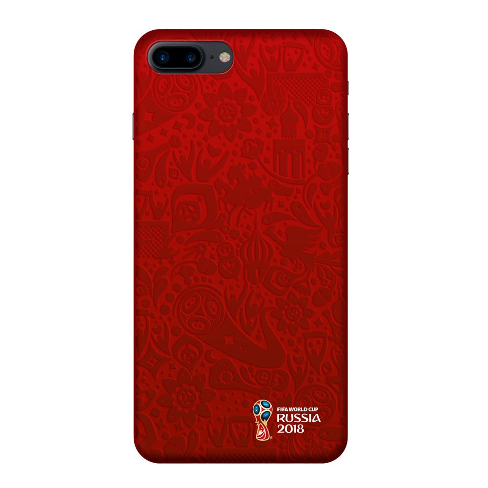 Купить Чехол Deppa FIFA Official Pattern для iPhone 7/8 Plus, красный в  Москве