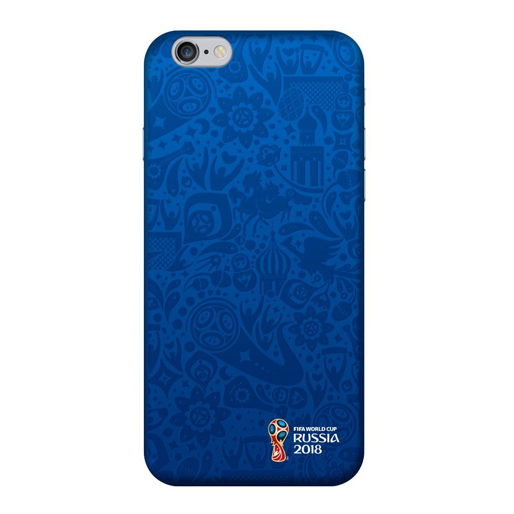 Купить Чехол Deppa FIFA Official Pattern для iPhone 6/6S, синий в Москве