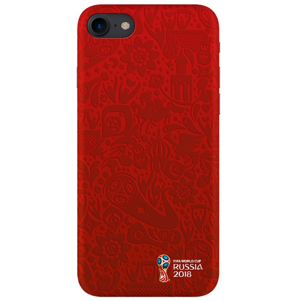 Чехол Deppa FIFA Official Pattern для iPhone 7/8, красный