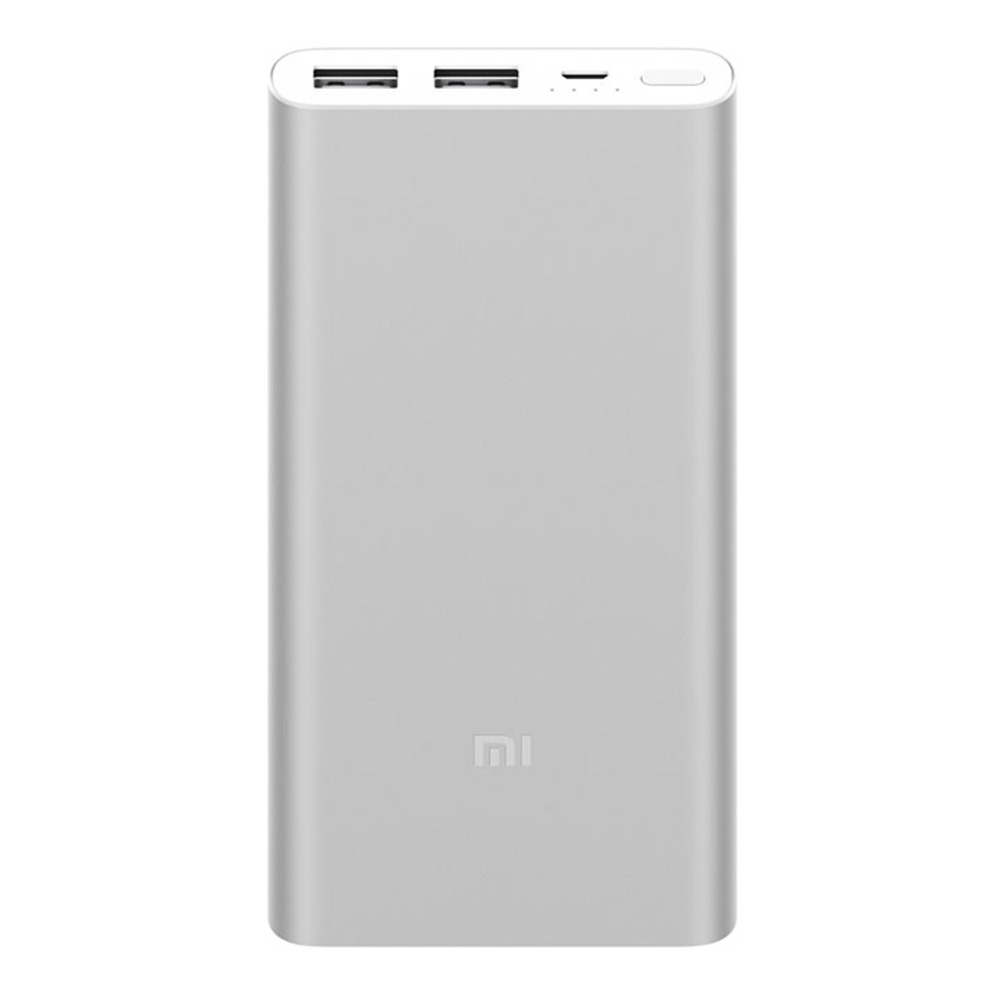 Внешний аккумулятор Xiaomi Mi Power Bank 2S 10000 мАч, серебристый