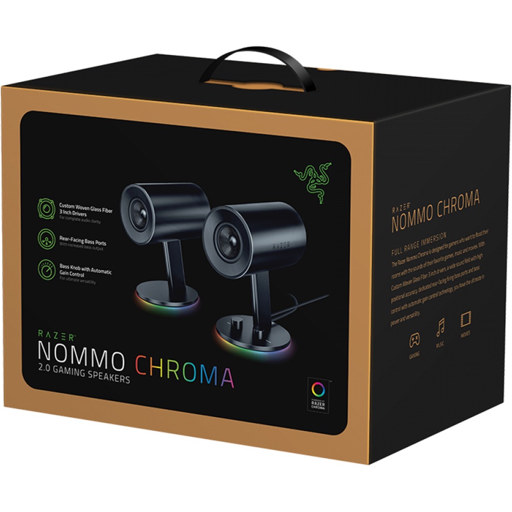 Колонки Razer Nommo Chroma black - фото 6 Колонки Razer Nommo Chroma black - фото 6