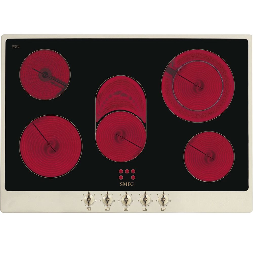 Изображение товара Варочная поверхность Smeg P875PO Coloniale электрическая стеклокерамика независимая