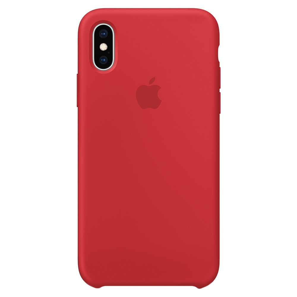 Купить Чехол Apple iPhone XS Max Silicone Case, красный в Ростове-на-Дону