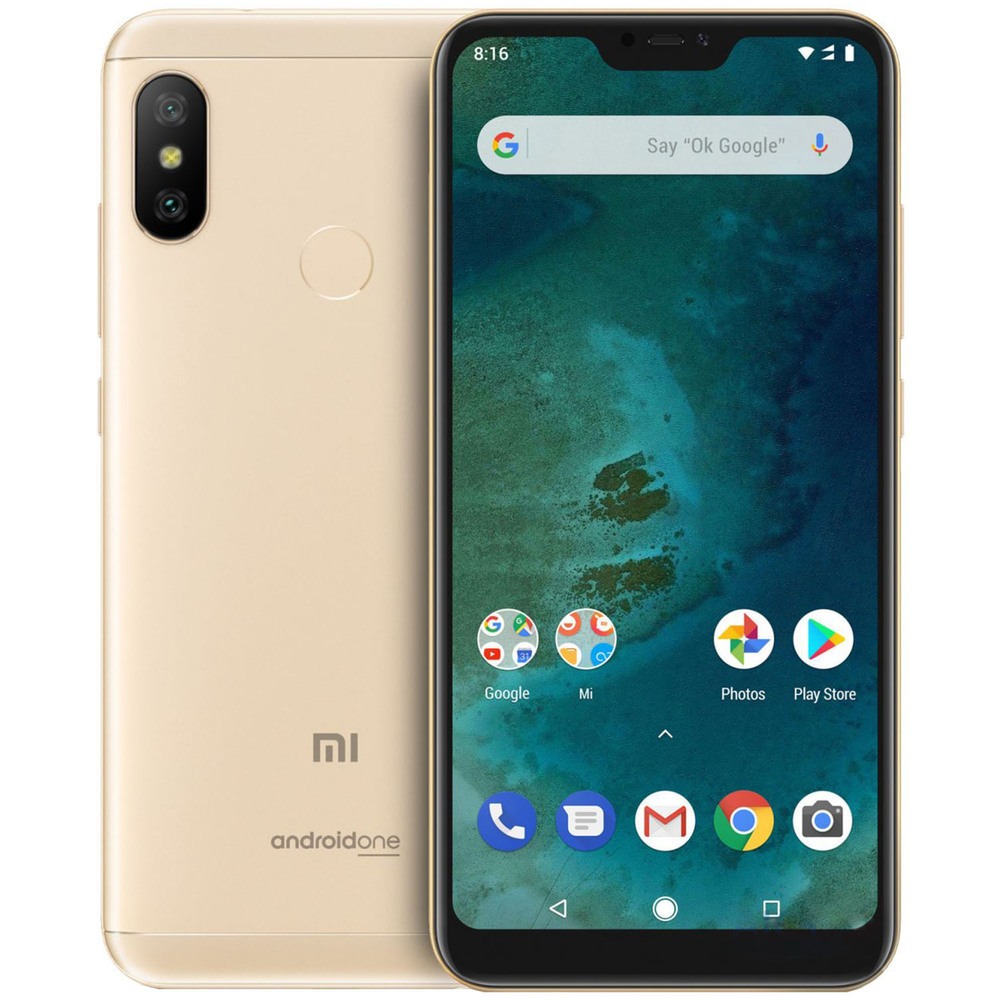 Смартфон Xiaomi Mi A2 Lite 32GB золотой