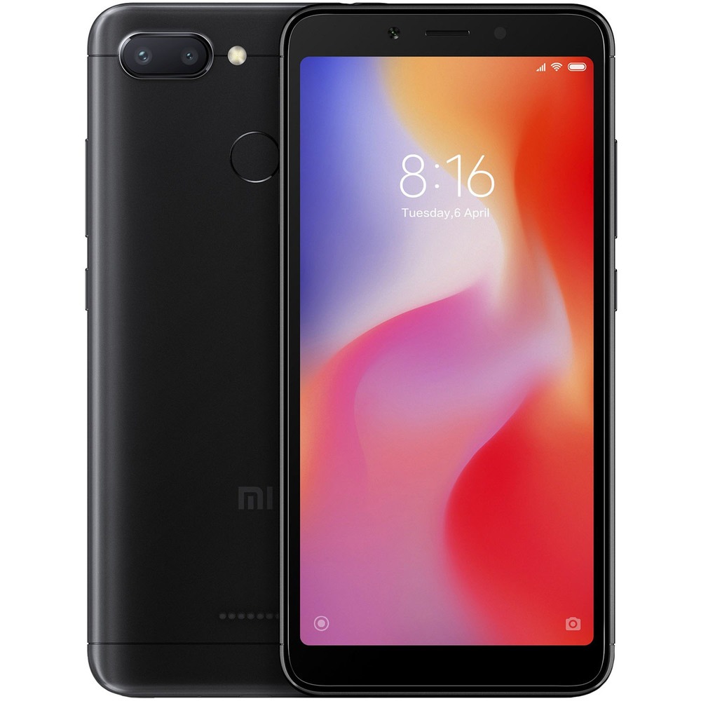 Смартфон Xiaomi Redmi 6 64GB черный