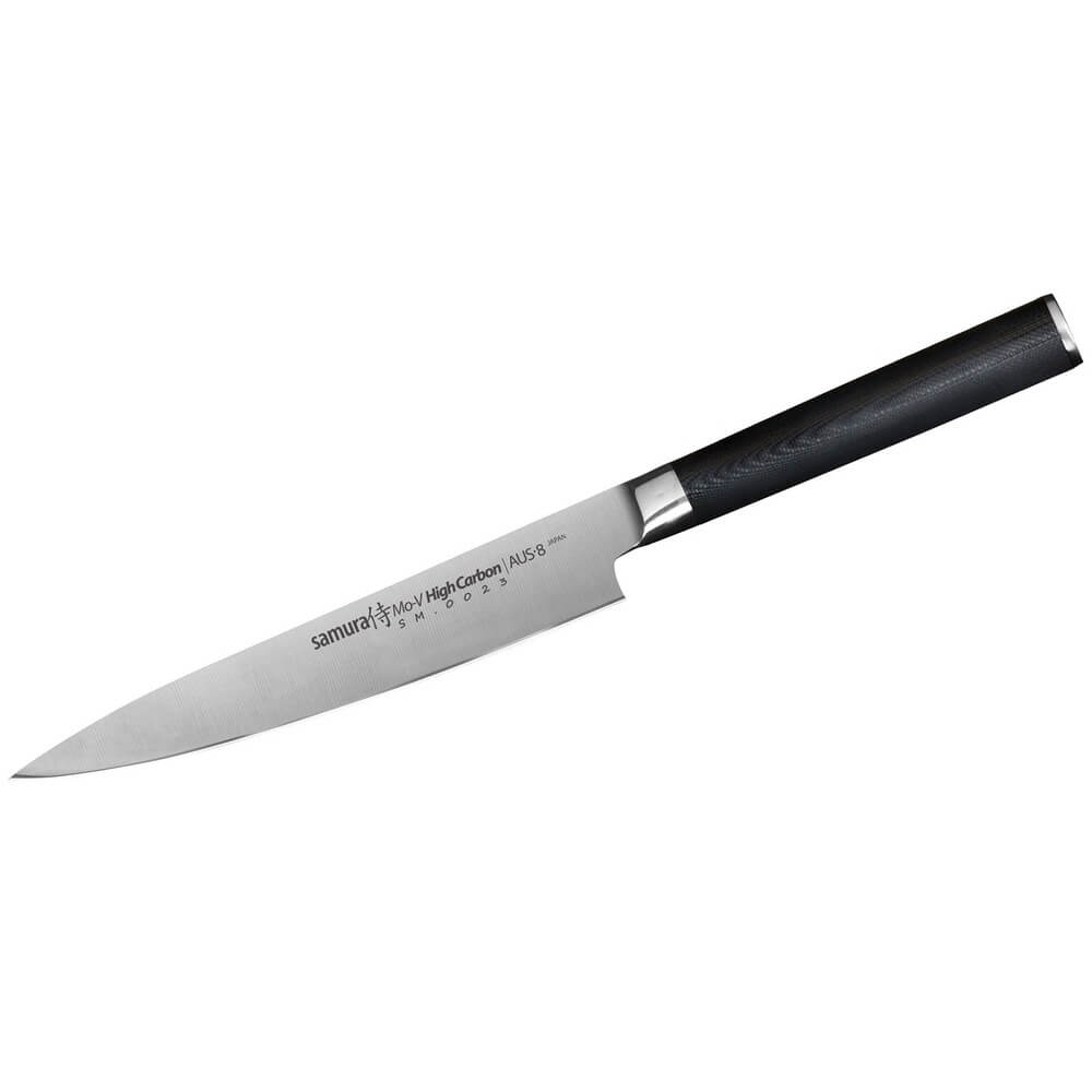 Изображение товара Кухонный нож Samura Mo-V SM-0023/Y из японской стали AUS-8 15 см