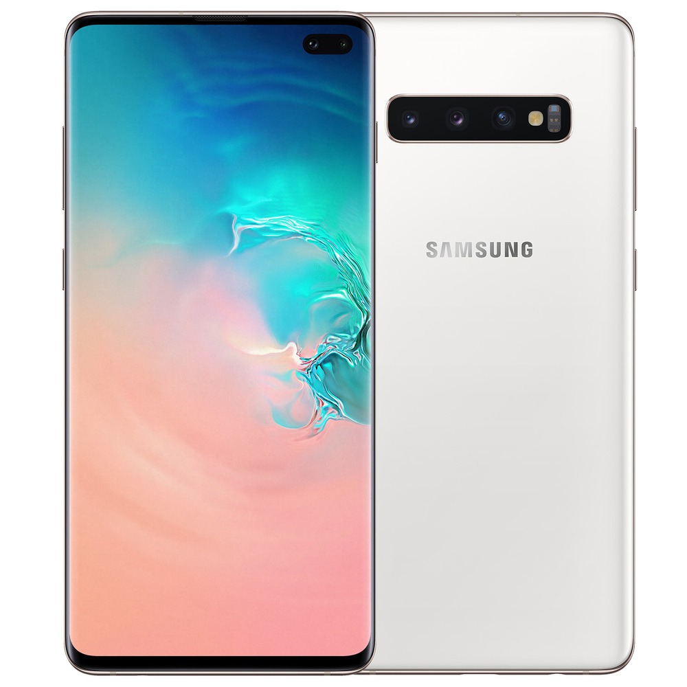 Смартфон Samsung Galaxy S10+ 128 ГБ белая керамика