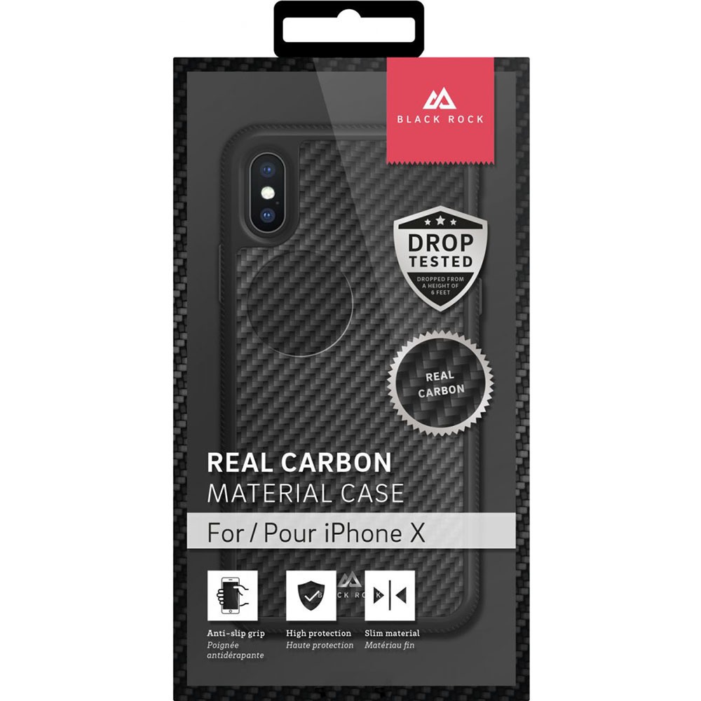 Купить Чехол Black Rock Real Carbon Material Case для iPhone X в Москве