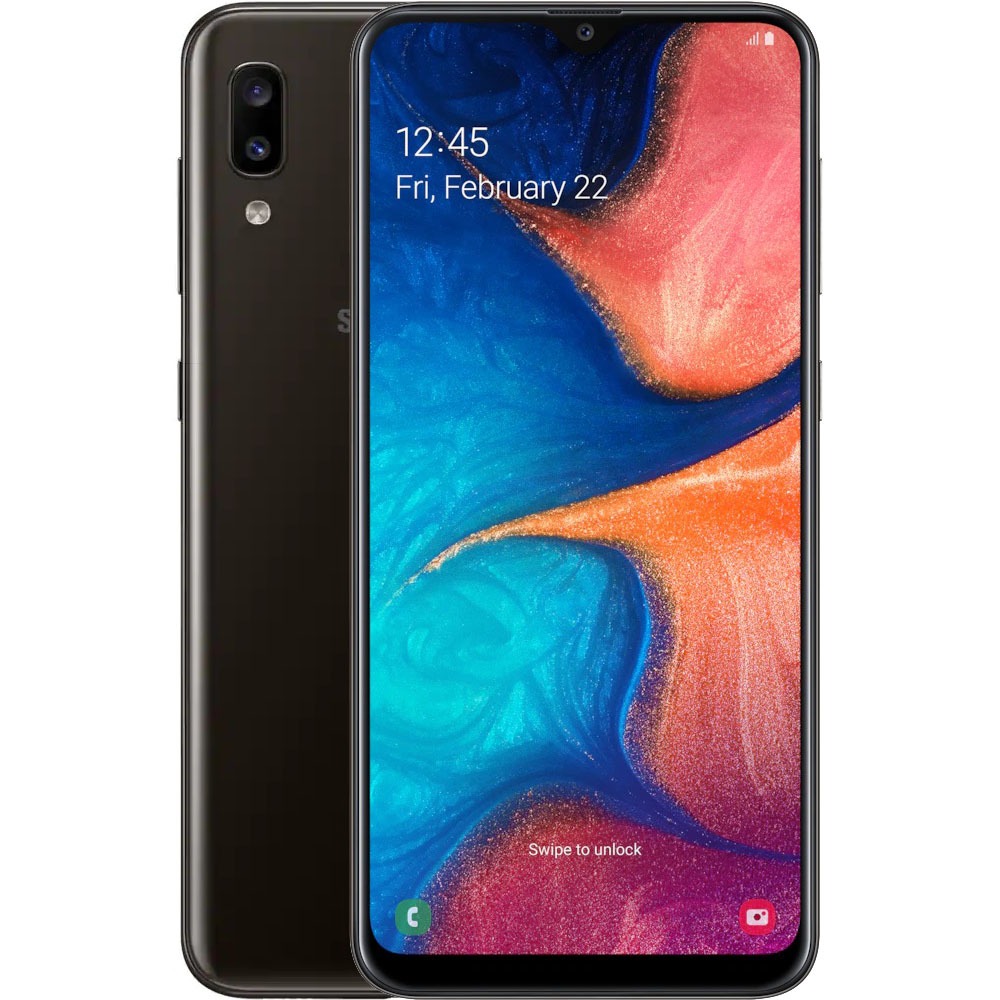 Купить Смартфон Samsung Galaxy A20 (2019) 32 ГБ чёрный в Москве