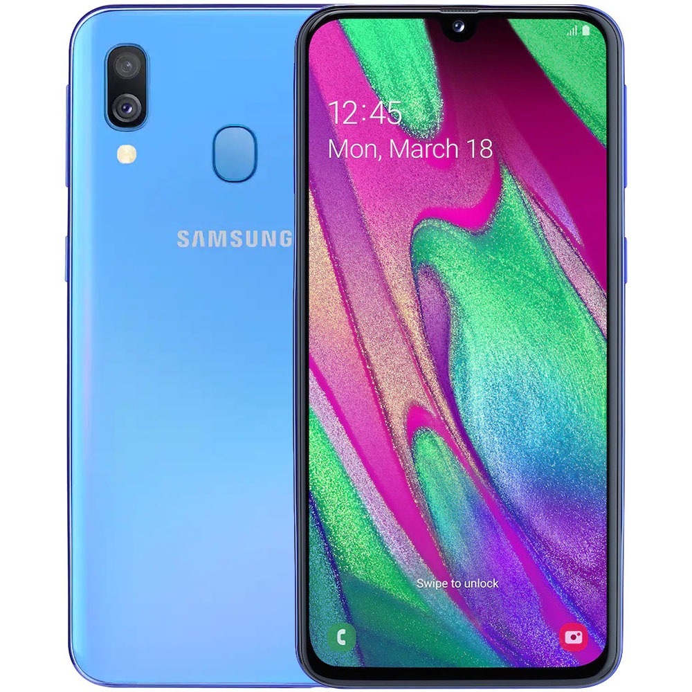 Смартфон Samsung Galaxy A40 (2019) синий