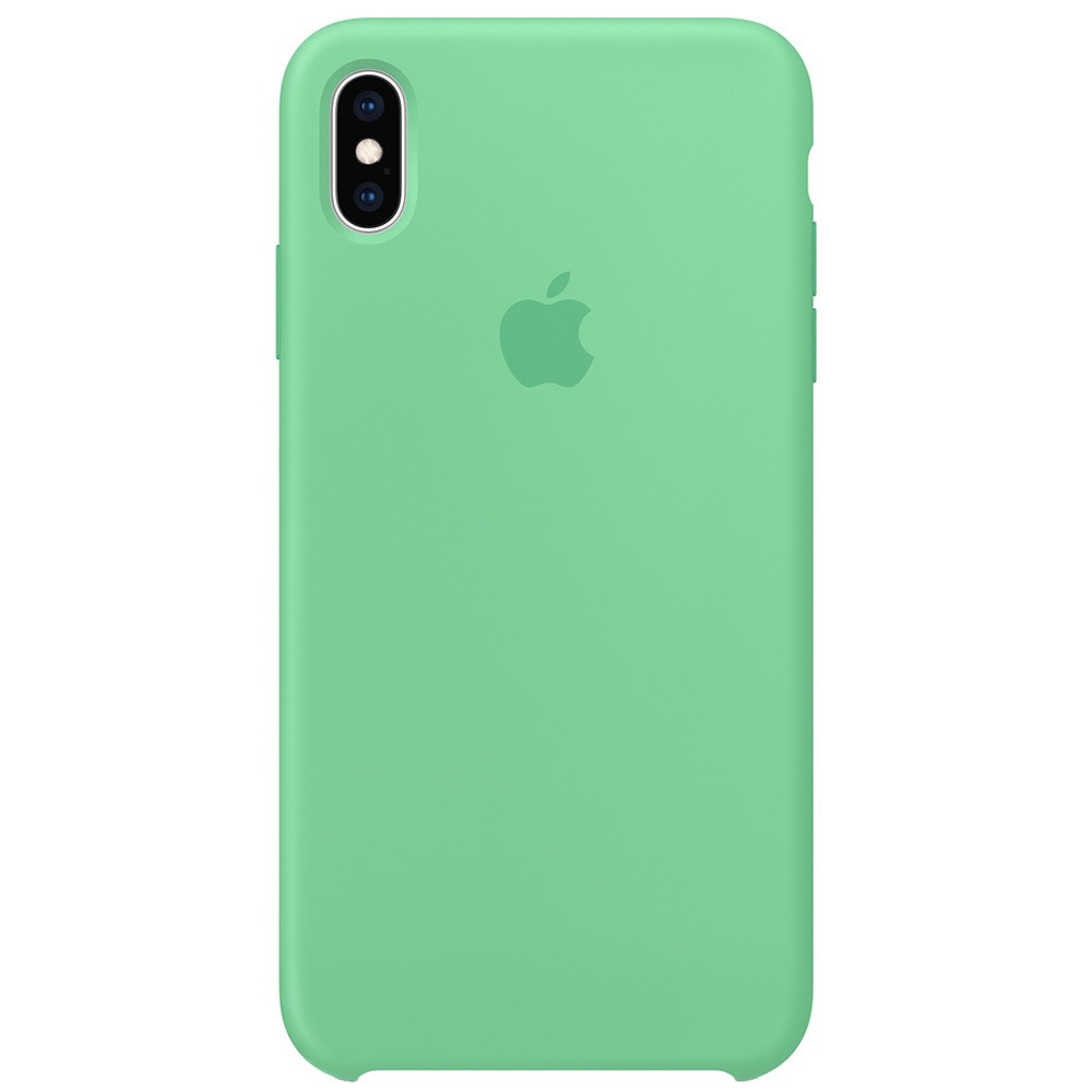 Чехол Apple iPhone XS Max Silicone Case мятный