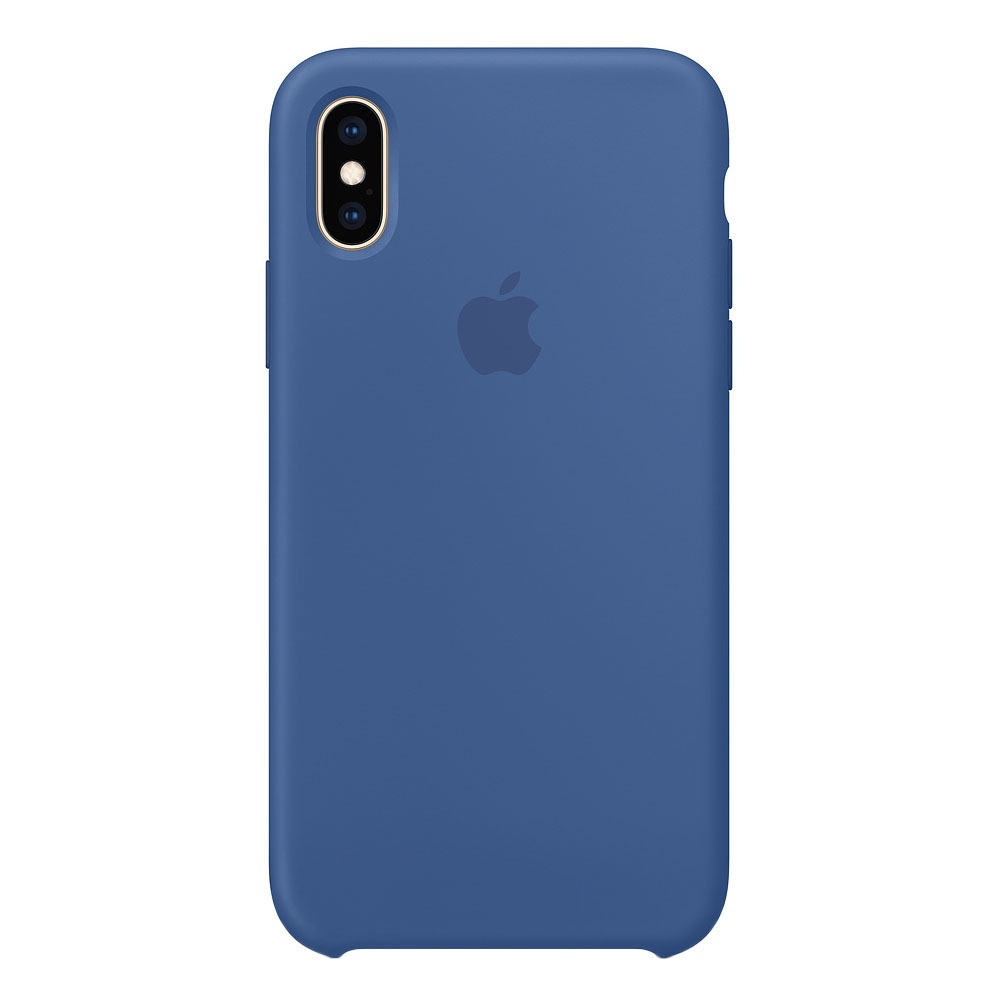 Отзывы на Чехол Apple iPhone XS Silicone Case голландский синий | Москва