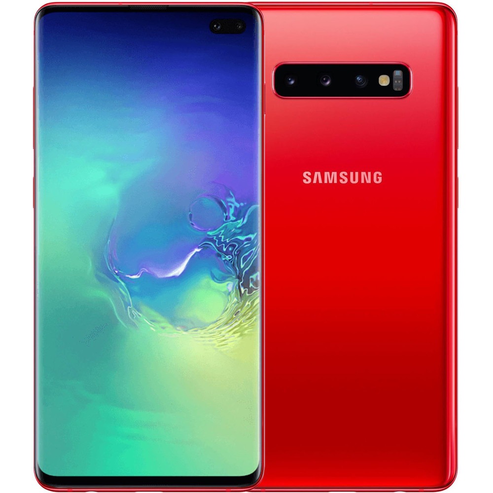 Купить Смартфон Samsung Galaxy S10+ 128 ГБ гранат в Москве