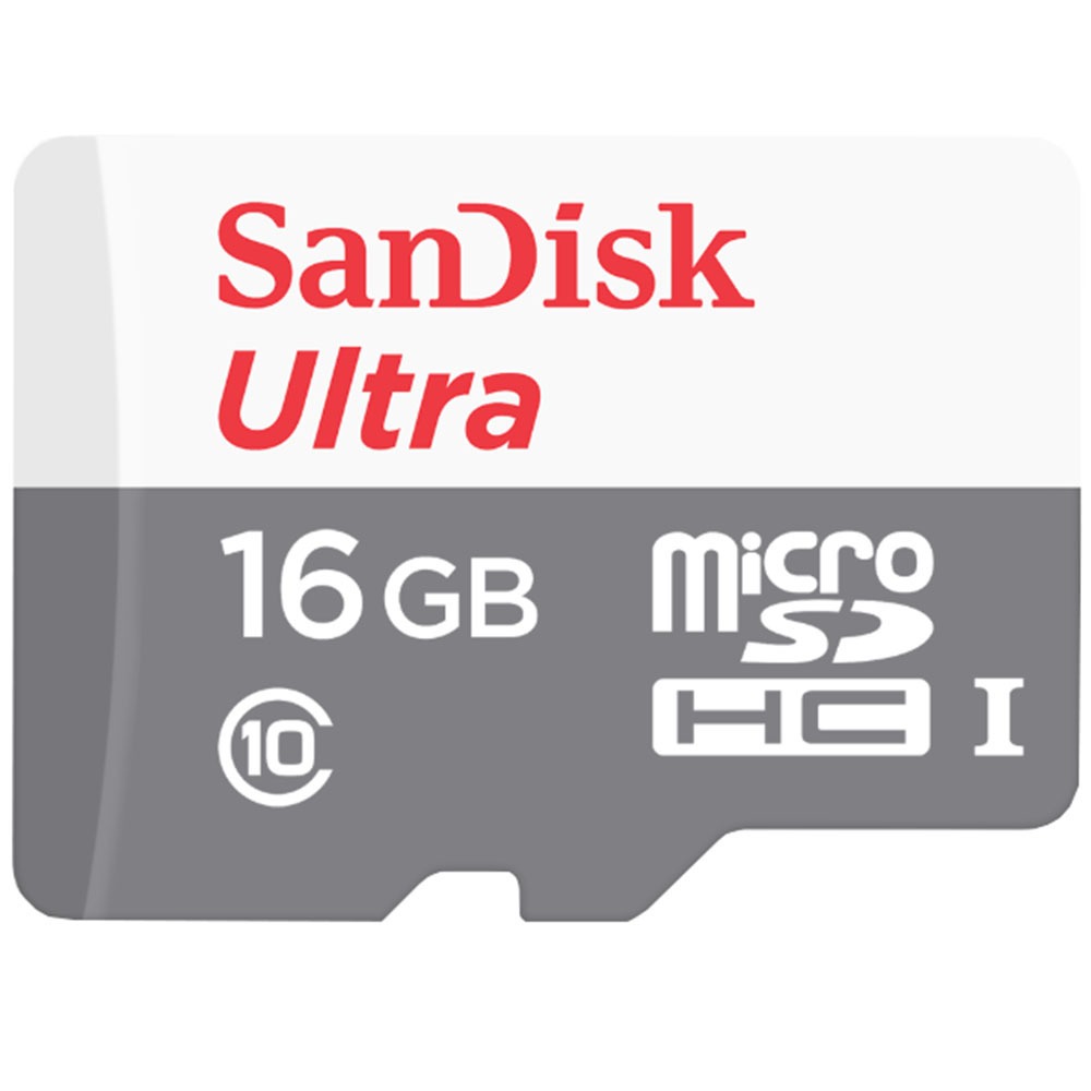 Купить Карта памяти SanDisk MicroSDHC 16Gb Ultra Android  (SDSQUNS-016G-GN3MN) в Брянске