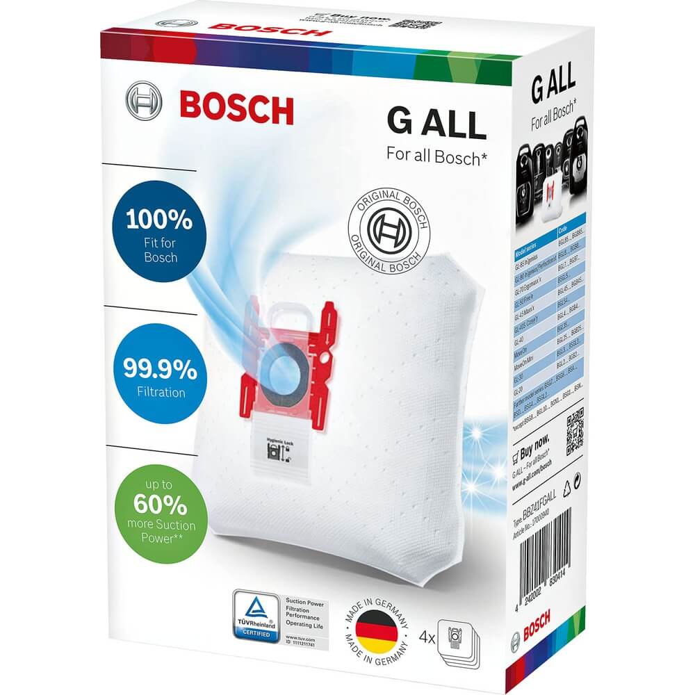 Мешки для пылесоса Bosch BBZ41FGALL - описание товара | Технопарк