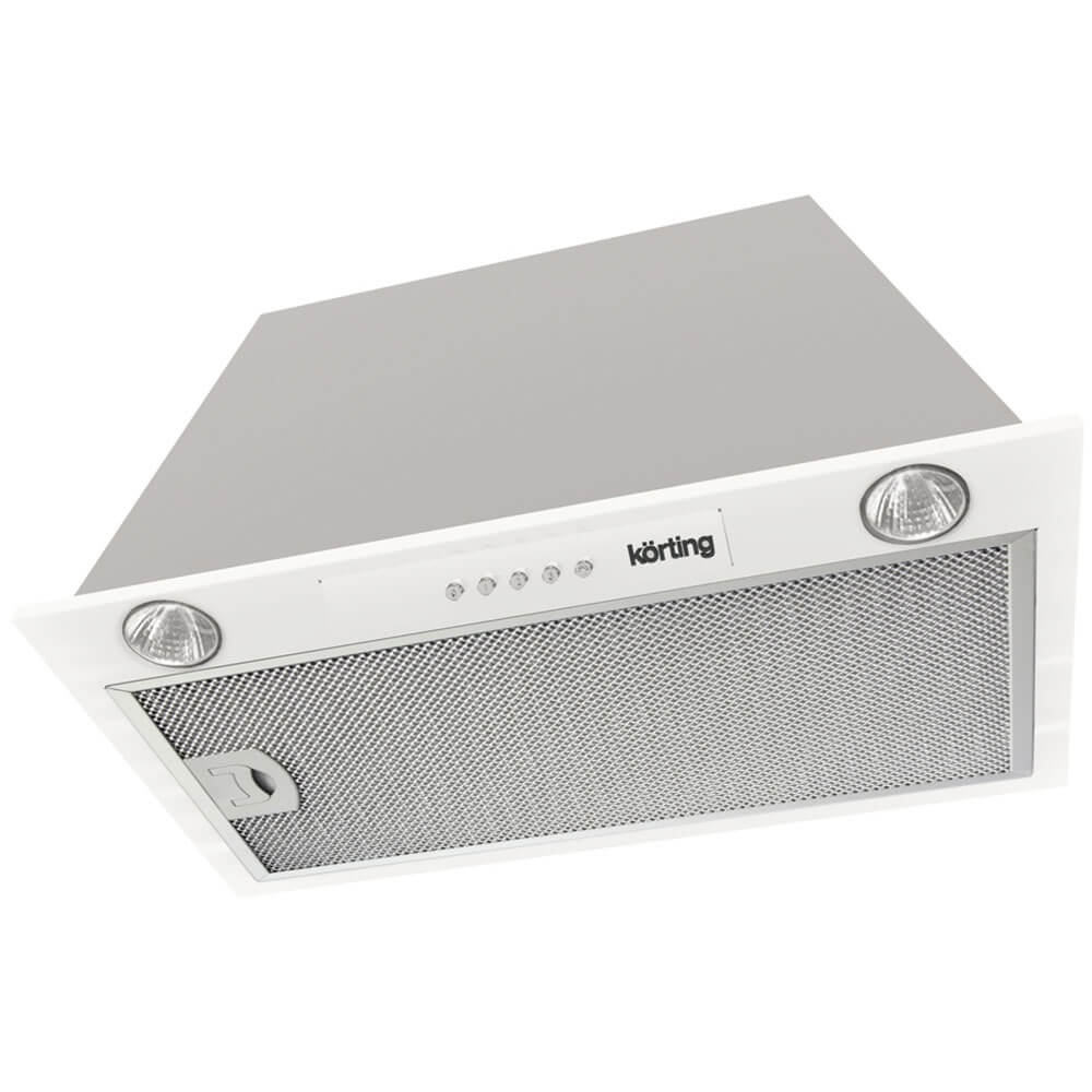 Изображение товара Встраиваемая вытяжка Korting KHI 6530 W белая для кухни 450 м3/ч