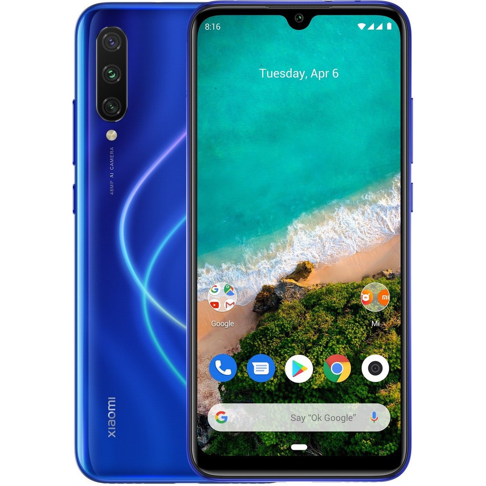 Смартфон Xiaomi Mi A3 128GB синий