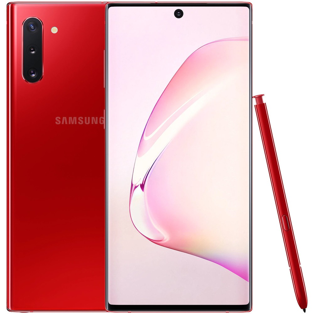 Смартфон Samsung Galaxy Note10 красный