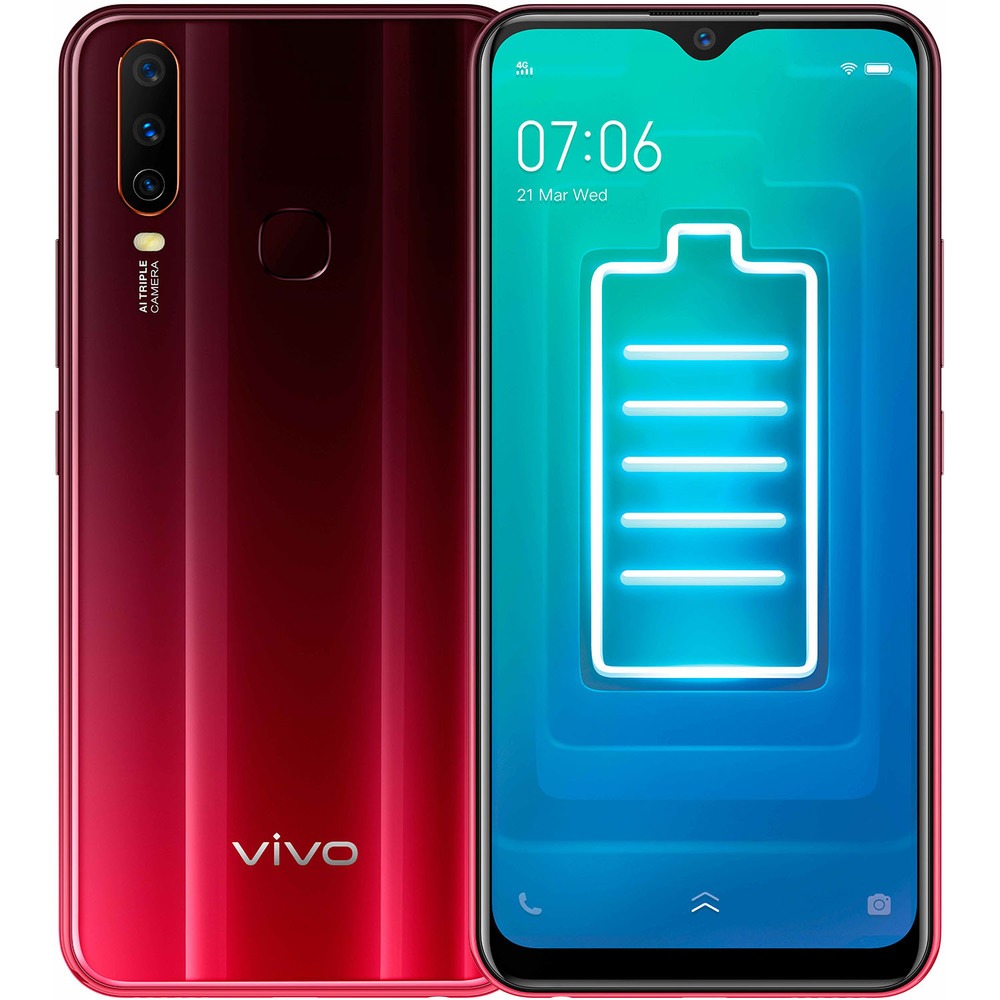 Отзывы на Смартфон vivo Y12 64 ГБ красный бургунди | Москва