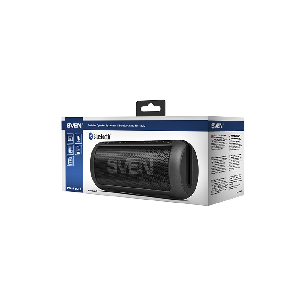 Как разобрать колонку sven ps 250bl Портативная акустика Sven PS-250BL Black SV-015046 - купить в Калуге Технопарк