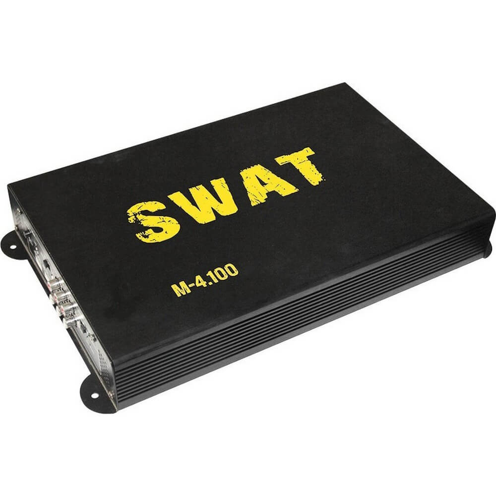 Автомобильный усилитель SWAT M-4.100 - фото 1 Автомобильный усилитель SWAT M-4.100 - фото 1