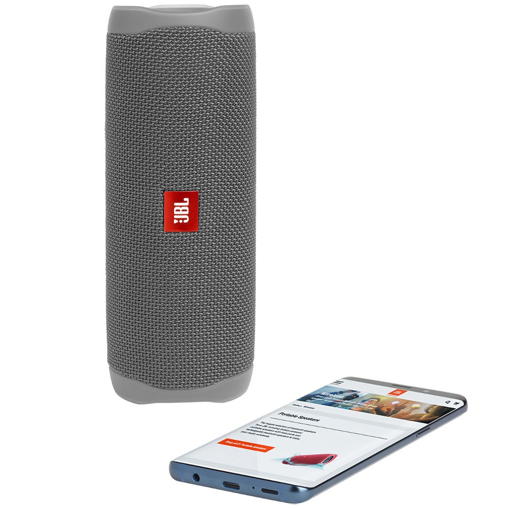 Портативная акустика JBL Flip 5 Grey - фото 5 Портативная акустика JBL Flip 5 Grey - фото 5