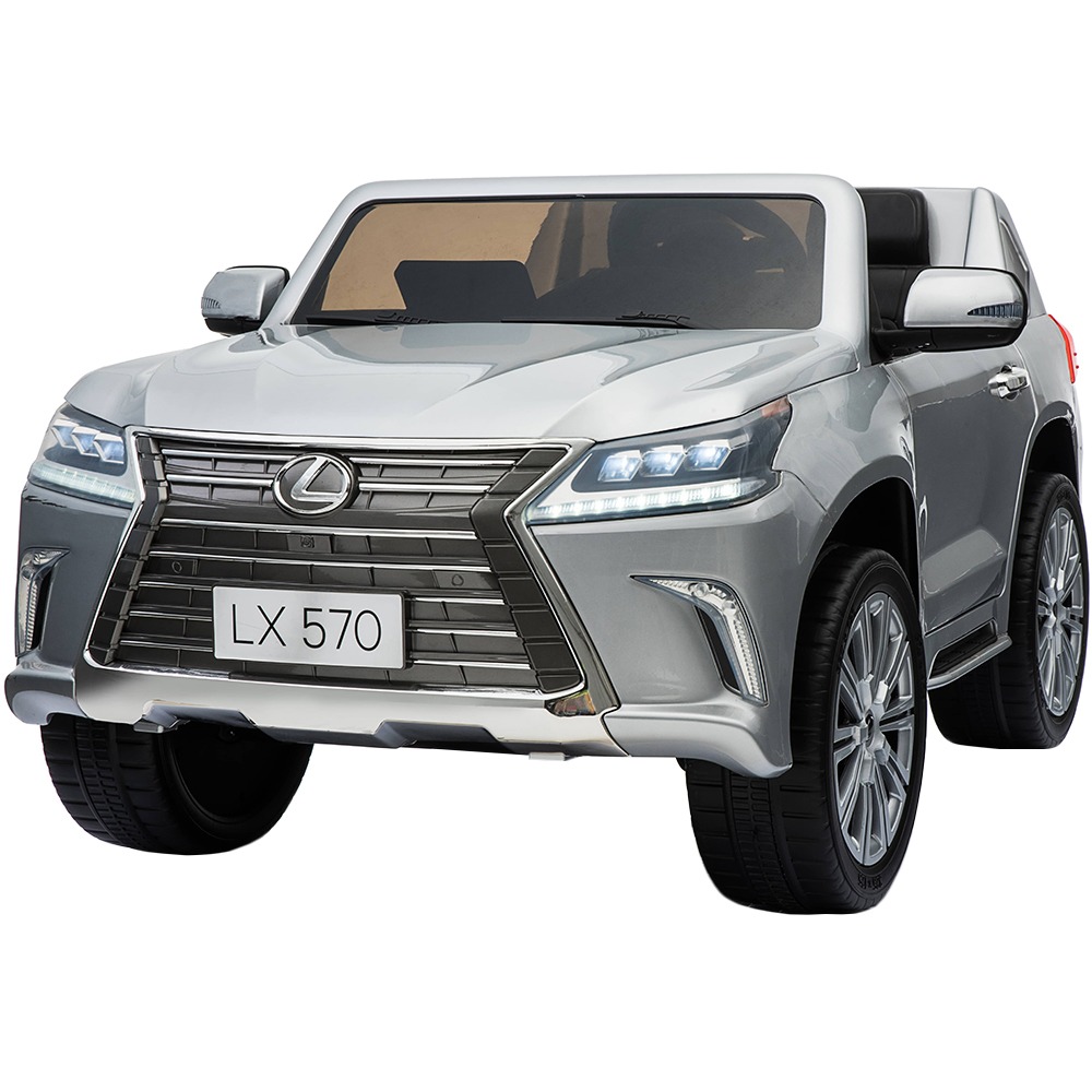 Купить Детский электромобиль Toyland Lexus LX 570 серебряный в Сергиевом  Посаде