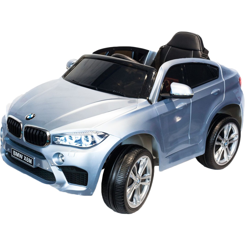 Купить Детский электромобиль Toyland BMW X6M mini серебристый в Санкт- Петербурге