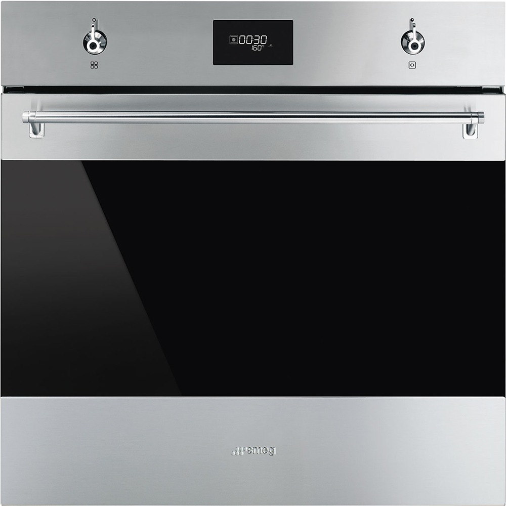 Изображение товара Духовой шкаф Smeg SF6301TVX Classica электронный 70 л гидролизная чистка