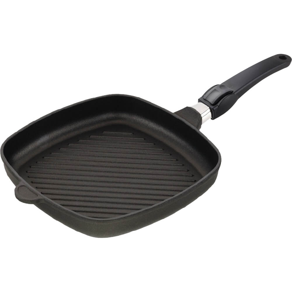 Изображение товара Сковорода-гриль AMT Square Pans I-E285G алюминий антипригарное 28x28 см
