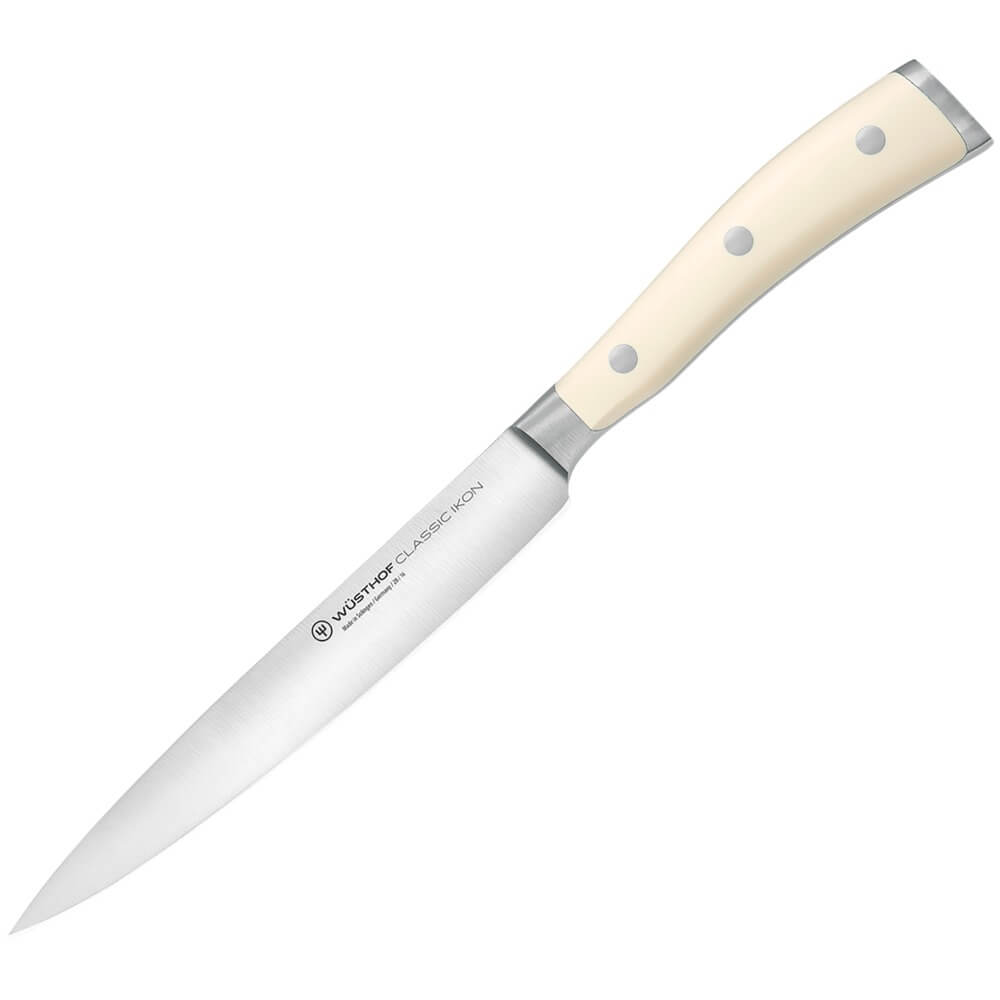Изображение товара Кухонный нож Wuesthof Ikon Cream White 16 см для нарезки высокая острота