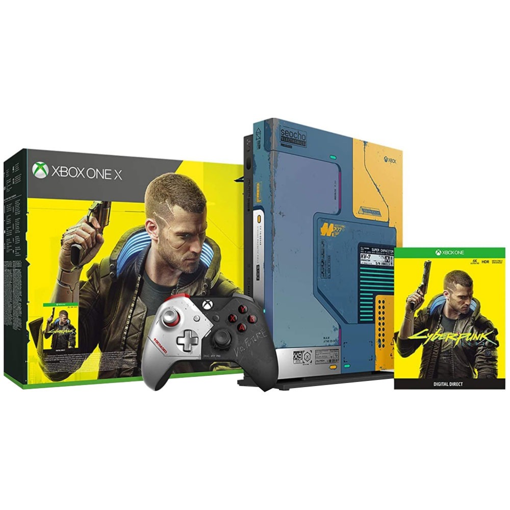 Купить Игровая приставка Microsoft Xbox One X 1 TB Cyberpunk 2077 ...