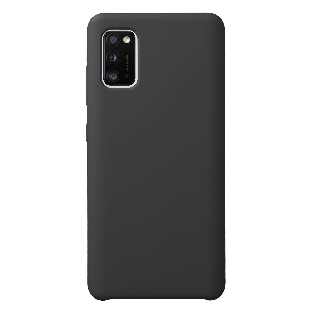 Чехол для смартфона Deppa Liquid Silicone для Samsung Galaxy A41 (2020) чёрный