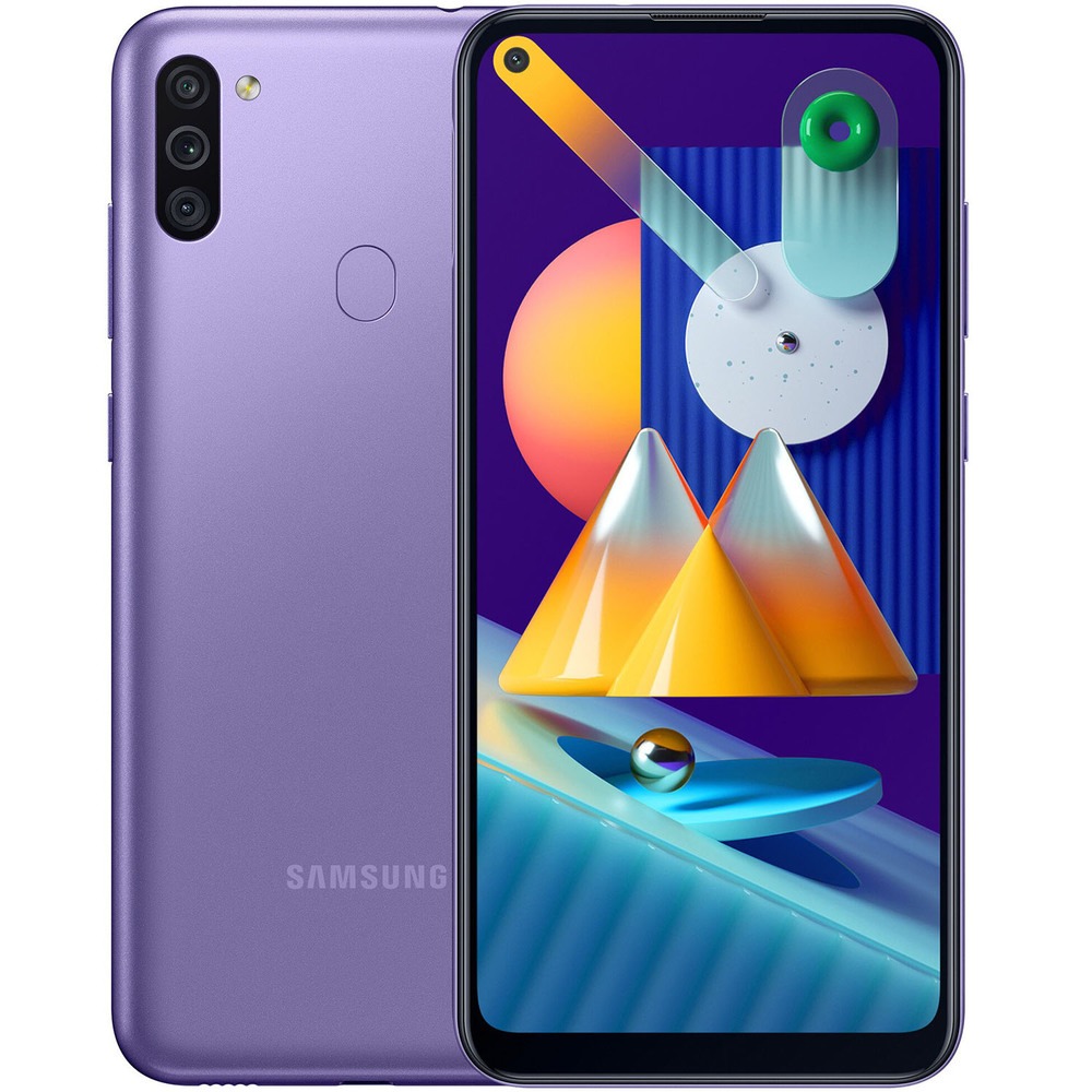 Смартфон Samsung Galaxy M11 32 ГБ фиолетовый