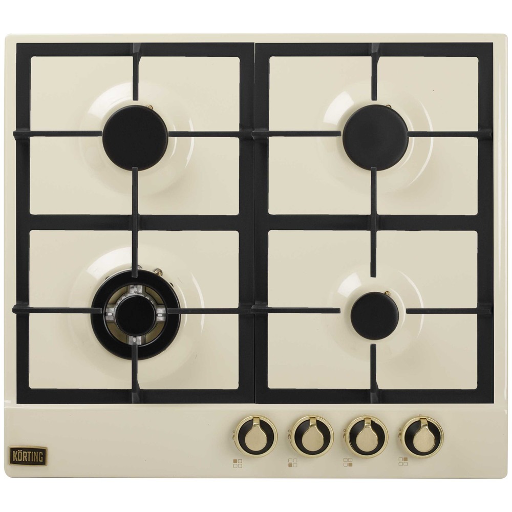 Изображение товара Газовая варочная поверхность Korting HG 661 CTGB бежевого цвета