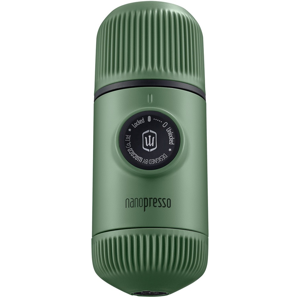 Ручная кофемашина WACACO Nanopresso Moss Green, Case 18 бар WCCMSGR