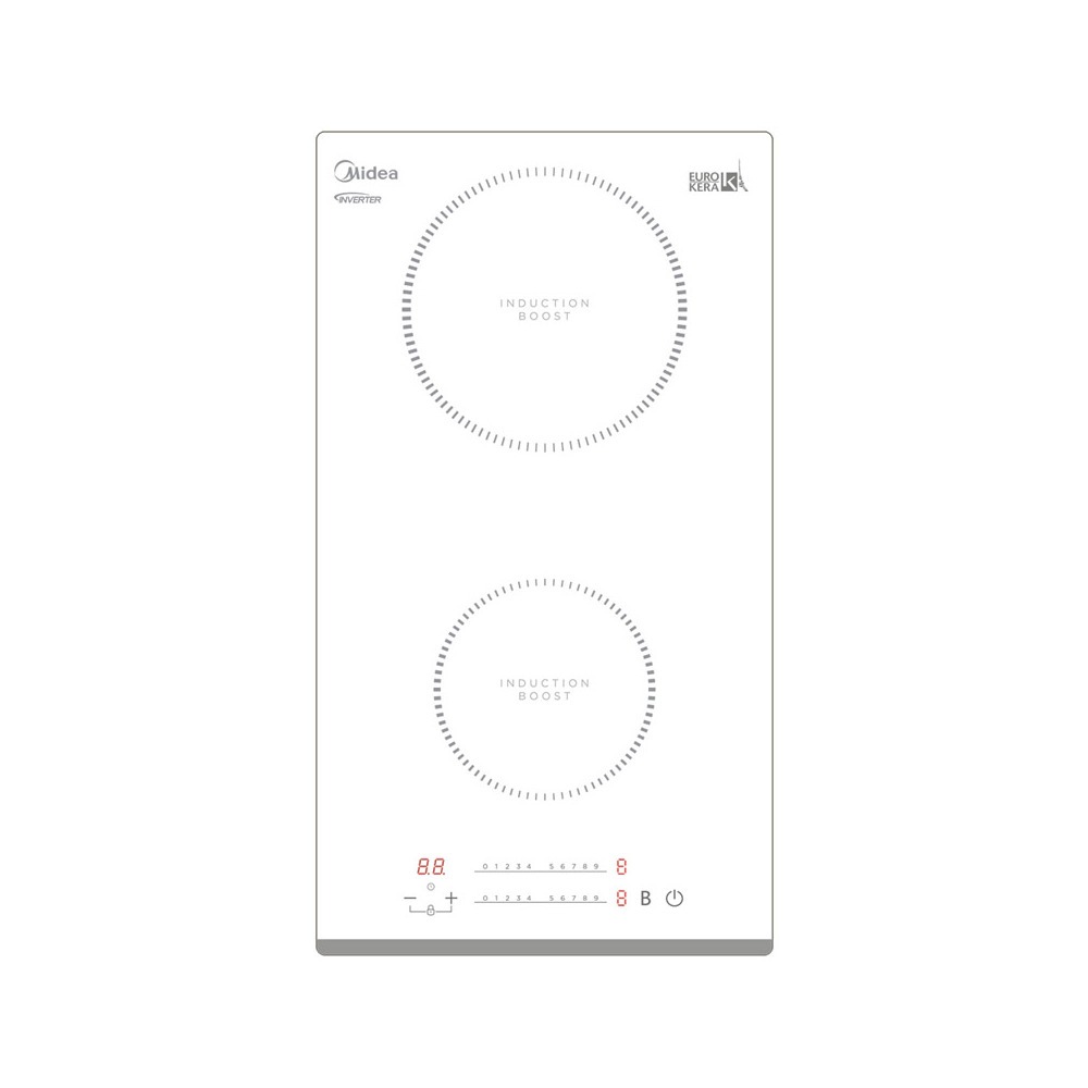 Изображение товара Варочная поверхность Midea MIH32730FW Индукционная закаленное стекло белый