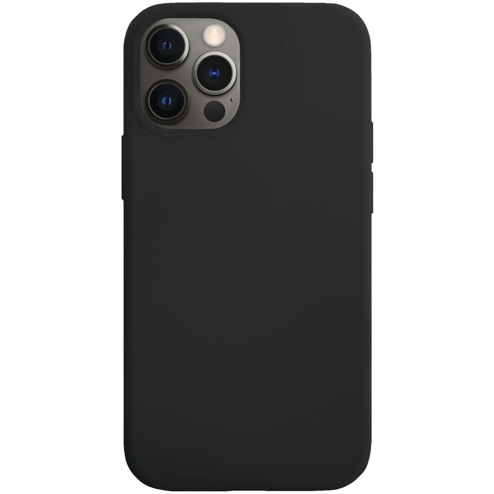 Чехол для смартфона VLP Silicone Сase для iPhone 12/12 Pro чёрный