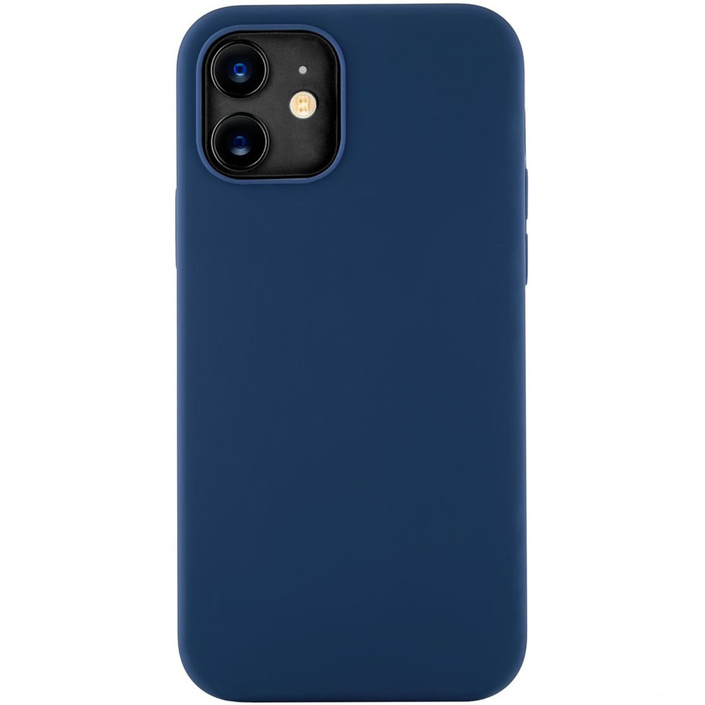 Купить Чехол uBear Touch Case для iPhone 12 mini, тёмно-синий в Москве